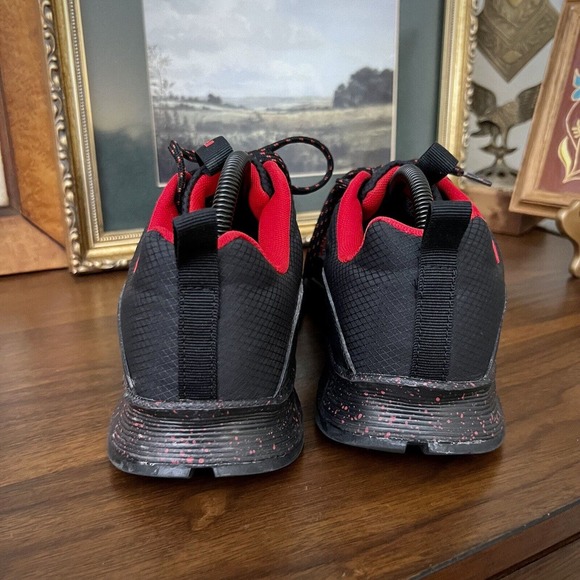 REEBOK CLASSIC HITCH2 LACE-UP SNEAKERS TRAINERS MEN SHOES BLACK/RED SIZE 10 - Picture 6 of 9